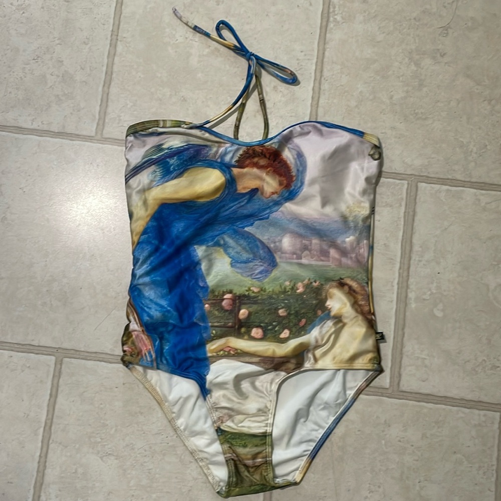 Lisa Blue Divinity one pice Swimsuit Bikini NWT (sample)
